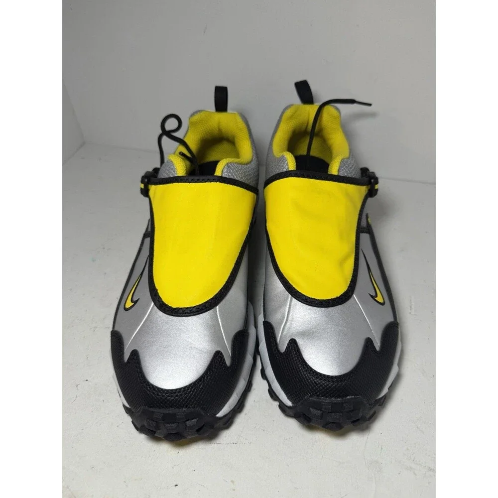 Nike ACG phassad Shoes Mens Sz 8 Black yellow zest Athletic Air Training EUC